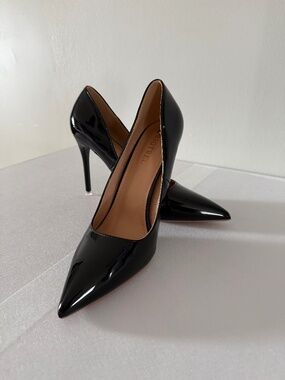 Luxury High Heels Black Pump Pointed Toe Women's Shoes